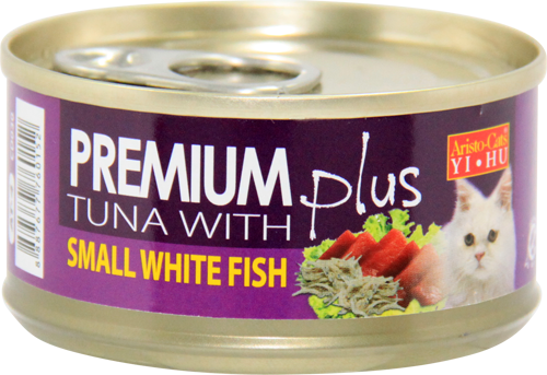 [Bundle of 24] Aristocat Premium Tuna with Small White Fish 80g