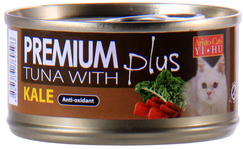 [Bundle of 24] Aristocat Premium Plus Tuna with Kale 80g