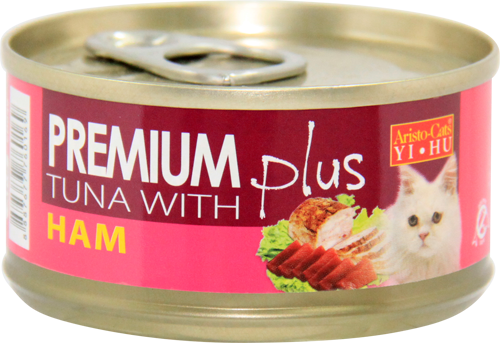[Bundle of 24] Aristocat Premium Tuna with Ham 80g