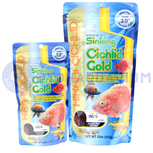 Hikari Sinking Cichlid Gold Mini Pellet (Options Available)