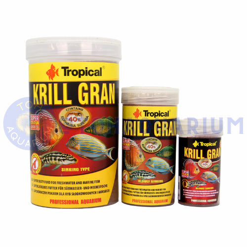 Tropical Krill Gran Super Color Enhancer Slow Sinking (Options Available)