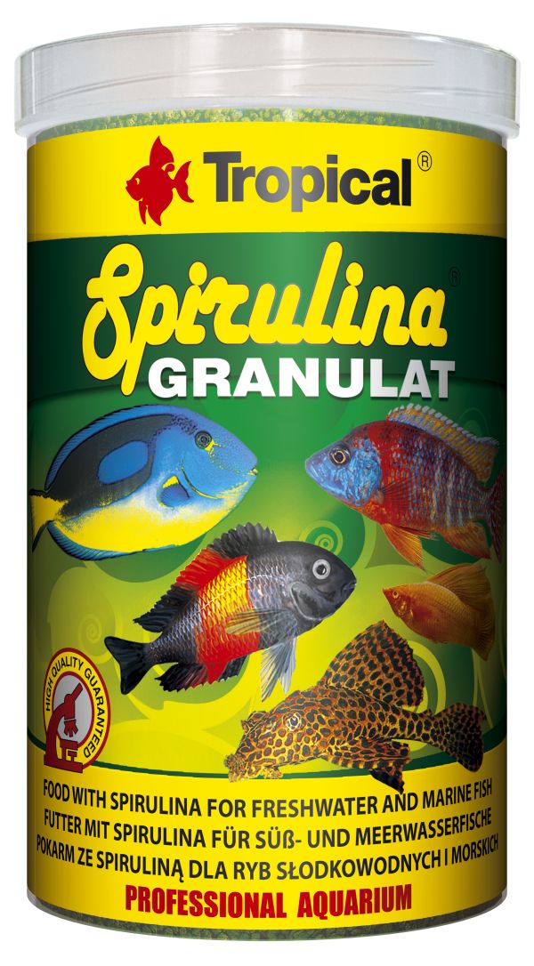 Tropical Spirulina Granulat Slow Sinking Mini Pellet 110g/250ml