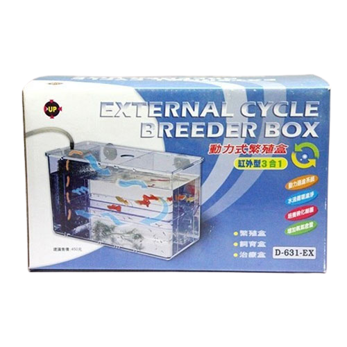 UP D-631-EX External Cycle Breeder Box Blue