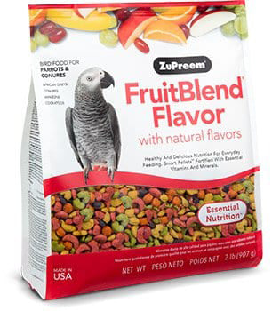 ZuPreem FruitBlend for Parrots and Conures