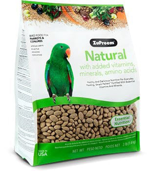 ZuPreem Natural for Parrots and Conures