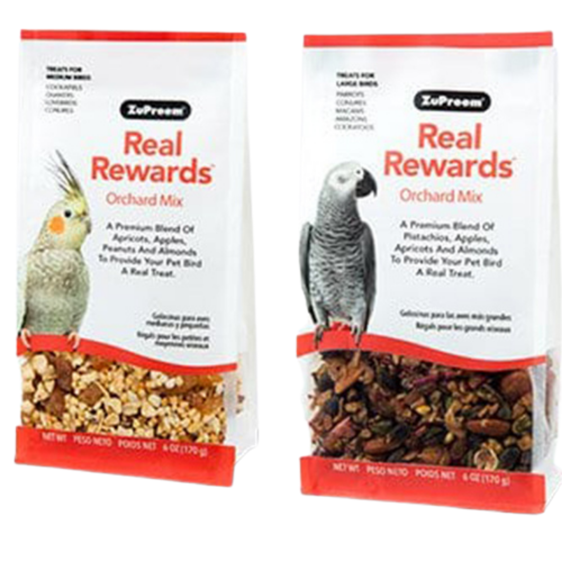ZuPreem Real Rewards Orchard Mix Treats (Options Available)