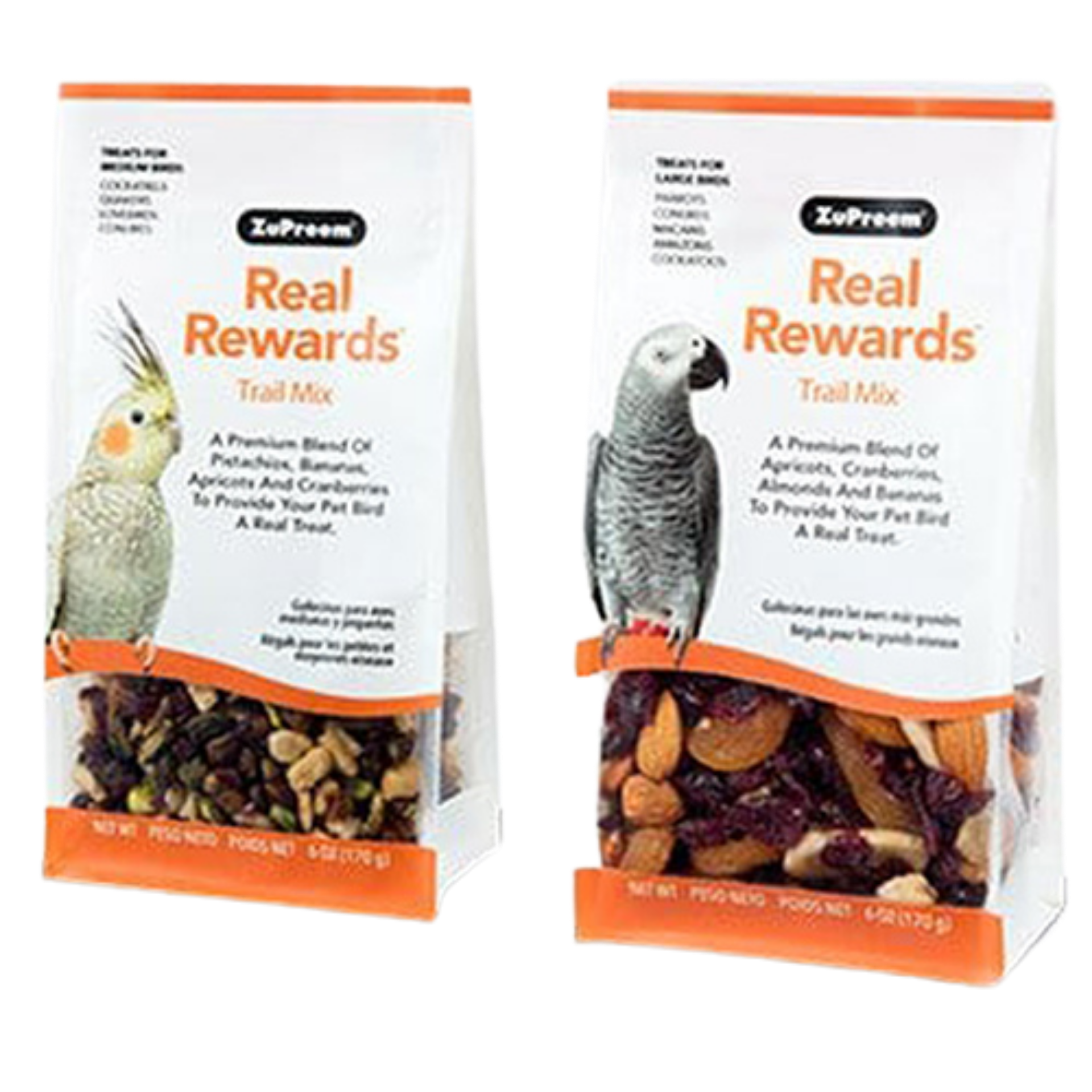 ZuPreem Real Rewards Trail Mix Treats (Options Available)