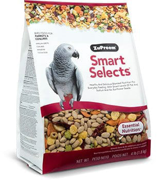 Zupreem Smart Selects for Parrots and Conures